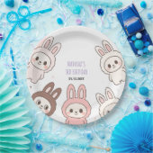 Fluffy Pastel Ugly Schattige Dolls Verjaardag Papieren Bordje (Feest)