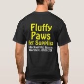 Fluffy Paws T-shirt (Achterkant)