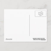 Fluffy Peony Life Quote Briefkaart (Achterkant)