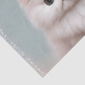 Fluffy Perzische Kat Kat Kunst Tissuepapier (Detail)