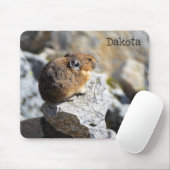 Fluffy Pika Aangepast Muismat (Met muis)