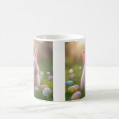 Fluffy Pink Bunny Pasen Koffiemok (Center)