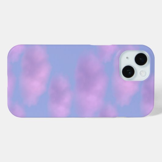 Fluffy Pink Clouds Mobiele Telefoon Case (Achterkant (horizontaal))