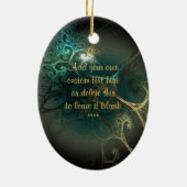 Fluffy Polar Beer Personalized Ornament (Achterkant)