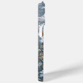 Fluffy Pomeranian omgeven door kleurrijke bloemen Case-Mate iPhone Case (Achterkant / Rechts)