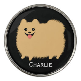 Fluffy Pomeranian Schattige Dog met aangepaste naa