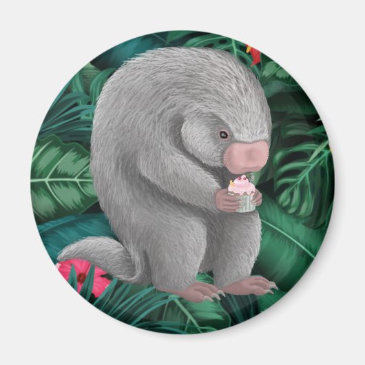 Fluffy Porcupine Magneet (Voorkant)