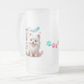 Fluffy Pup Love Glass Mok (Voorkant links)