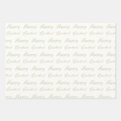 Fluffy rabbit Wrapping Paper Flat Sheet Set 3 (Voorkant 3)