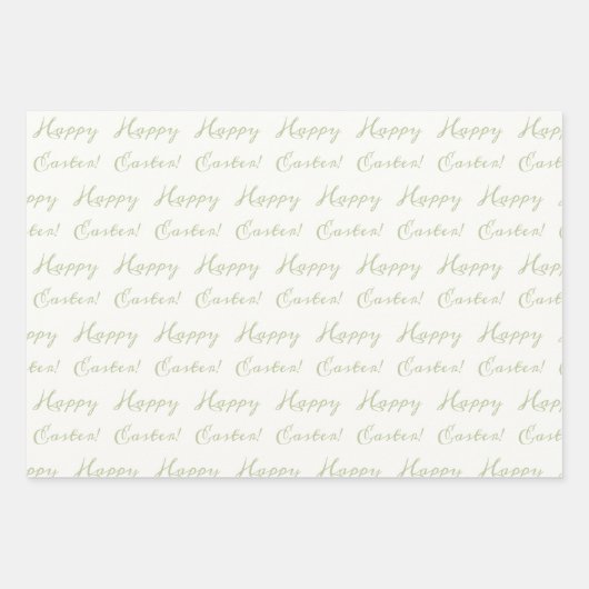 Fluffy rabbit Wrapping Paper Flat Sheet Set 3 (Voorkant 3)