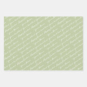 Fluffy rabbit Wrapping Paper Flat Sheet Set 3 (Voorkant 2)