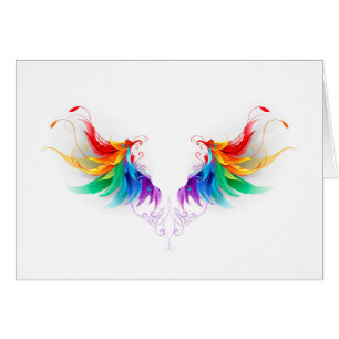 Fluffy Rainbow Wings