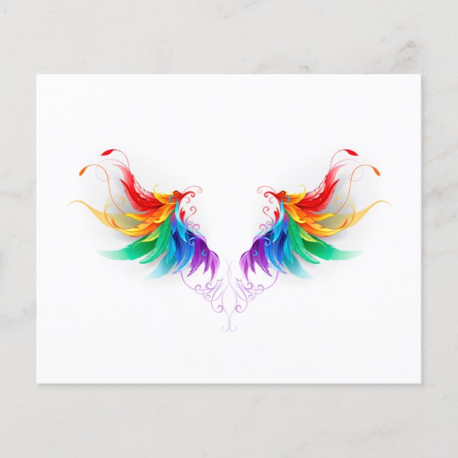 Fluffy Rainbow Wings (Voorkant)