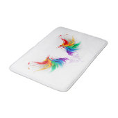 Fluffy Rainbow Wings Badmat (Gekanteld)