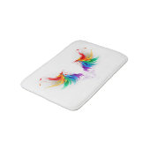 Fluffy Rainbow Wings Badmat (Gekanteld)