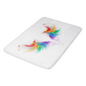 Fluffy Rainbow Wings Badmat (Gekanteld)
