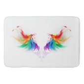 Fluffy Rainbow Wings Badmat (Voorkant)