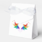 Fluffy Rainbow Wings Bedankdoosjes (Voorkant Zijde)