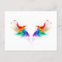 Fluffy Rainbow Wings