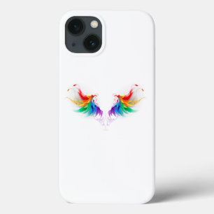 Fluffy Rainbow Wings Case-Mate iPhone Case
