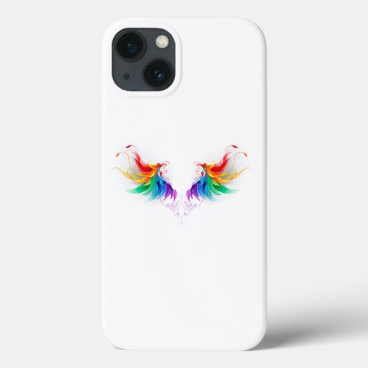 Fluffy Rainbow Wings Case-Mate iPhone Case (Achterkant)