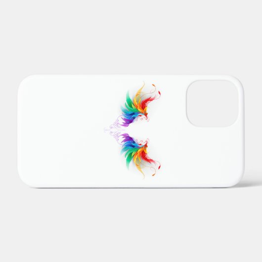 Fluffy Rainbow Wings Case-Mate iPhone Case (Achterkant (horizontaal))