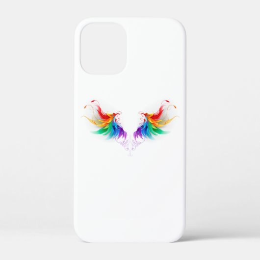Fluffy Rainbow Wings Case-Mate iPhone Case (Achterkant)