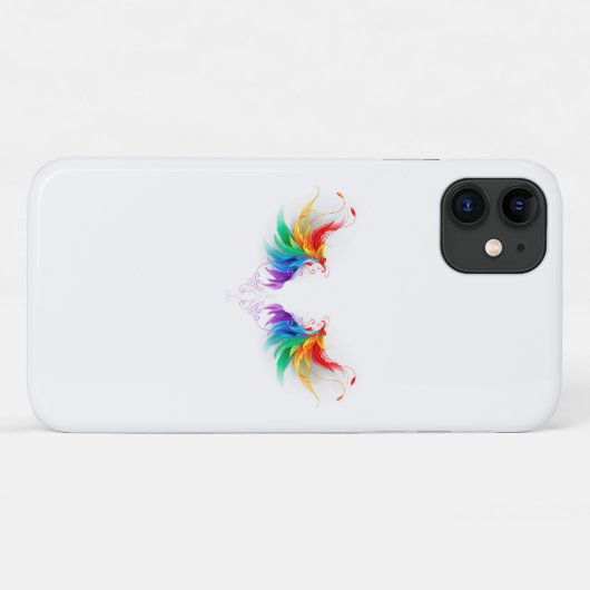 Fluffy Rainbow Wings Case-Mate iPhone Case (Achterkant (horizontaal))