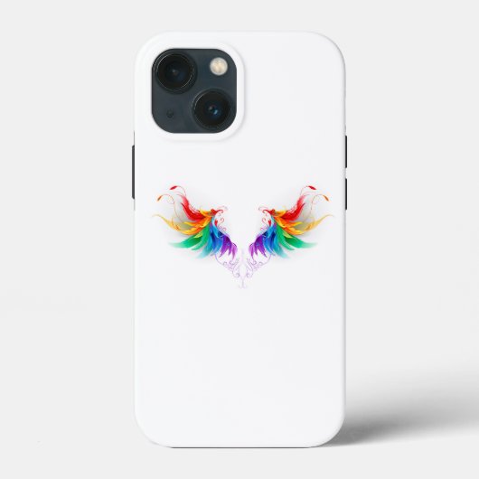 Fluffy Rainbow Wings Case-Mate iPhone Case (Achterkant)