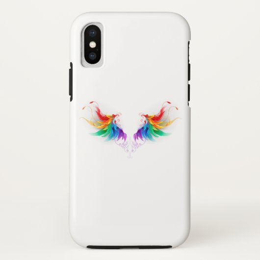 Fluffy Rainbow Wings Case-Mate iPhone Case (Achterkant)