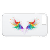 Fluffy Rainbow Wings Case-Mate iPhone Case (Achterkant (Horizontaal))