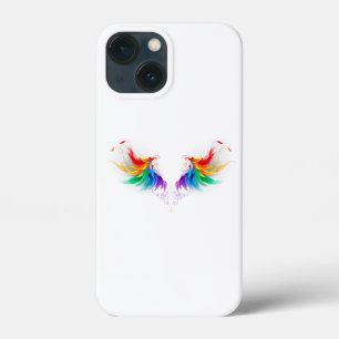 Fluffy Rainbow Wings Case-Mate iPhone Case