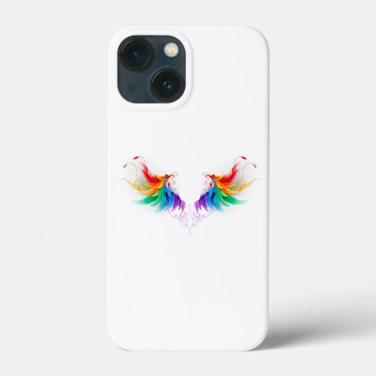 Fluffy Rainbow Wings Case-Mate iPhone Case (Achterkant)