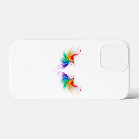 Fluffy Rainbow Wings Case-Mate iPhone Case (Achterkant (horizontaal))