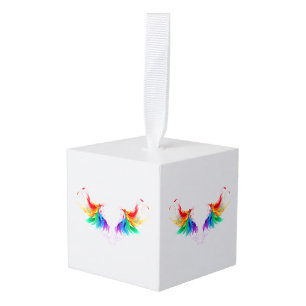 Fluffy Rainbow Wings Decoratie