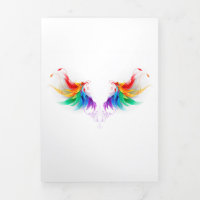 Fluffy Rainbow Wings