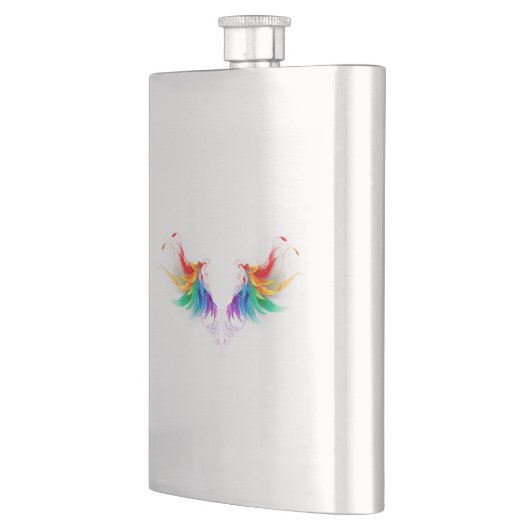 Fluffy Rainbow Wings Flacon (Links)