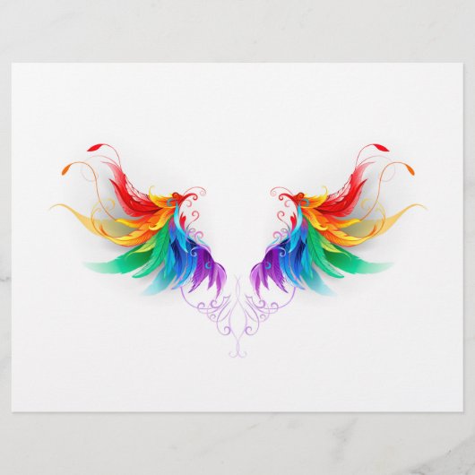 Fluffy Rainbow Wings Flyer (Voorkant)