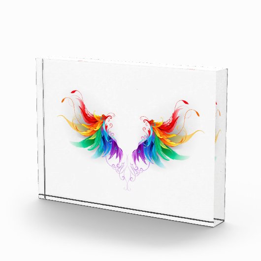 Fluffy Rainbow Wings Fotoblokken (Rechts)