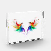 Fluffy Rainbow Wings Fotoblokken (Links)