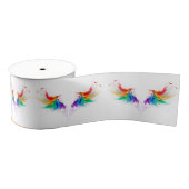 Fluffy Rainbow Wings Grosgrain Lint (Spoel)