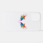Fluffy Rainbow Wings iPhone Hoesje (Achterkant horizontaal)