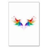 Fluffy Rainbow Wings Kaart (Voorkant)