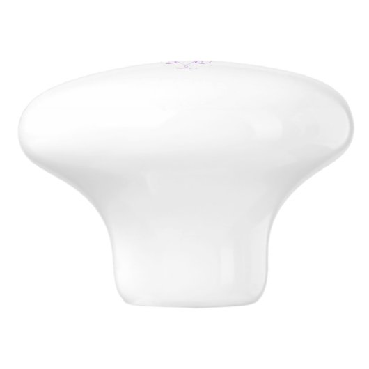 Fluffy Rainbow Wings Keramische Knop (Zijkant)