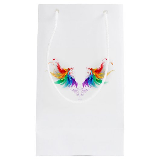 Fluffy Rainbow Wings Klein Cadeauzakje (Voorkant)
