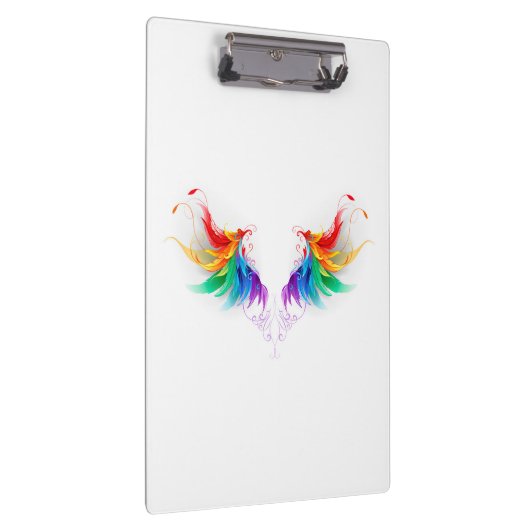 Fluffy Rainbow Wings Klembord (Rechts)