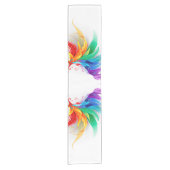 Fluffy Rainbow Wings Korte Tafelloper (Voorkant)