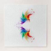 Fluffy Rainbow Wings Legpuzzel (Horizontaal)