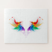 Fluffy Rainbow Wings Legpuzzel (Horizontaal)