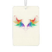 Fluffy Rainbow Wings Luchtverfrisser (Achterkant)